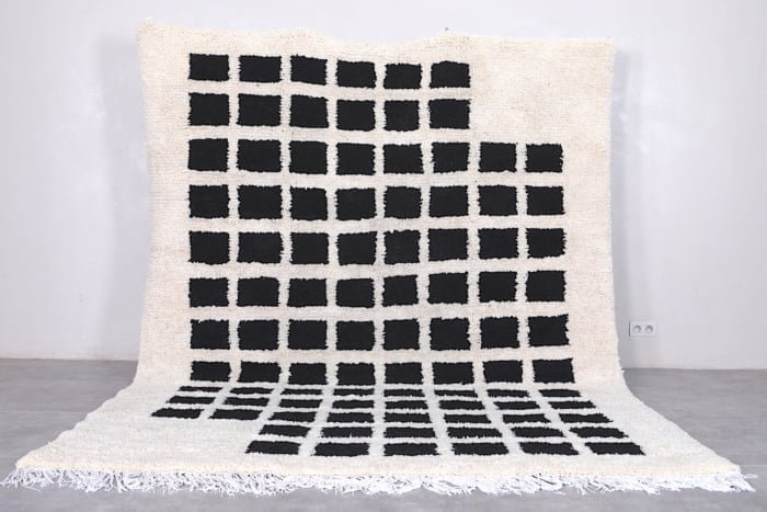 Moroccan checkered rug - Beni ourain rug