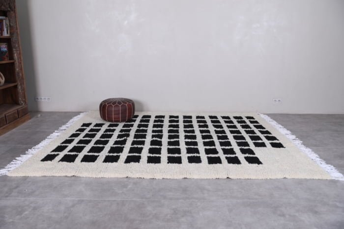 Moroccan checkered rug - Beni ourain rug