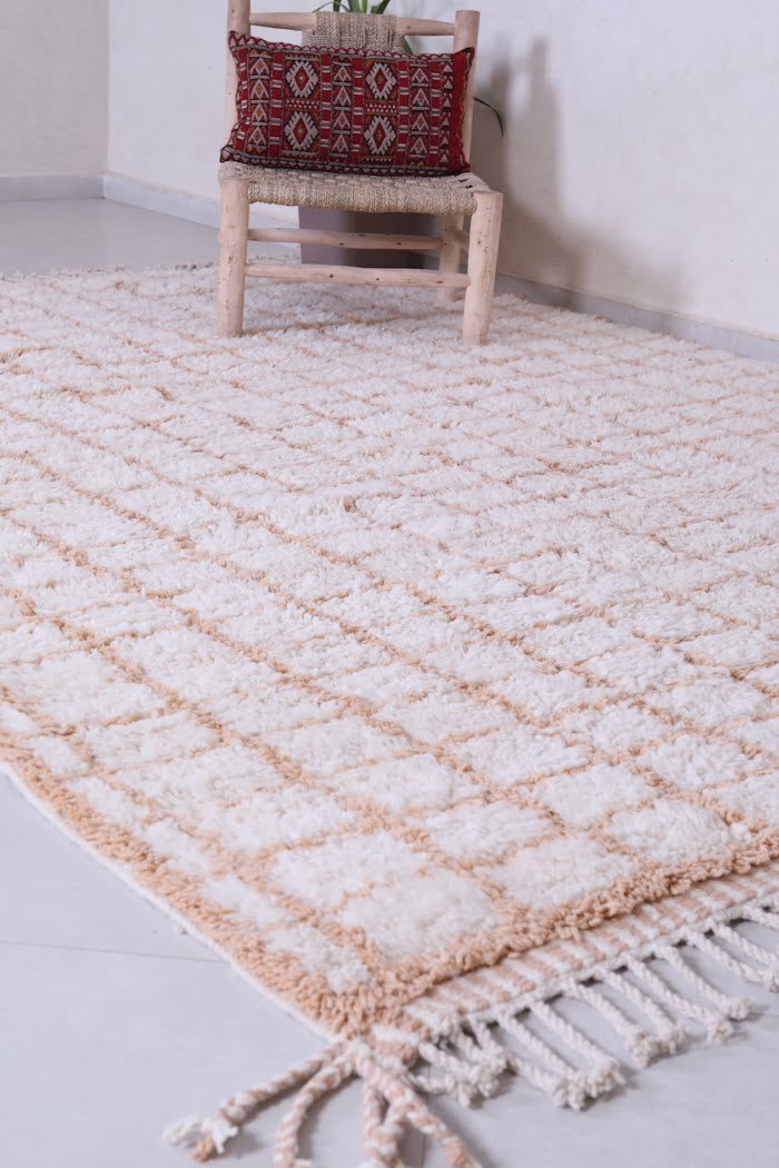 Moroccan Grid rug - Hand knotted Berber rug