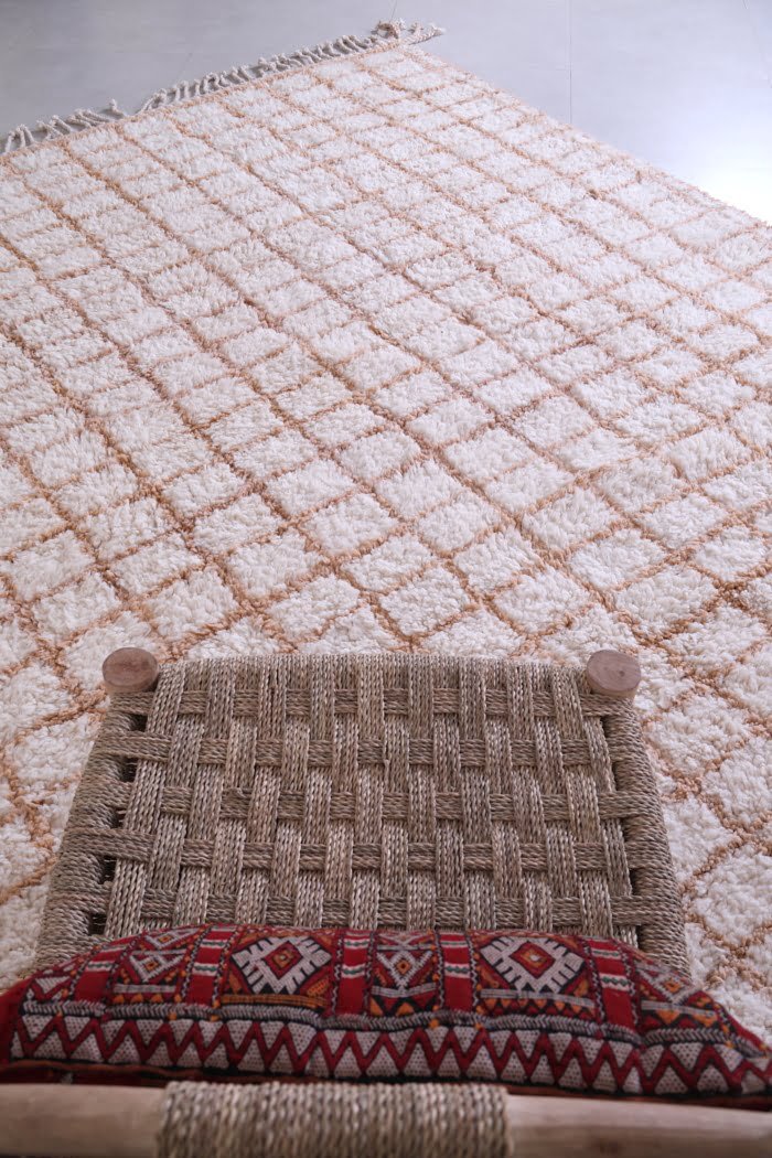 Moroccan Grid rug - Hand knotted Berber rug