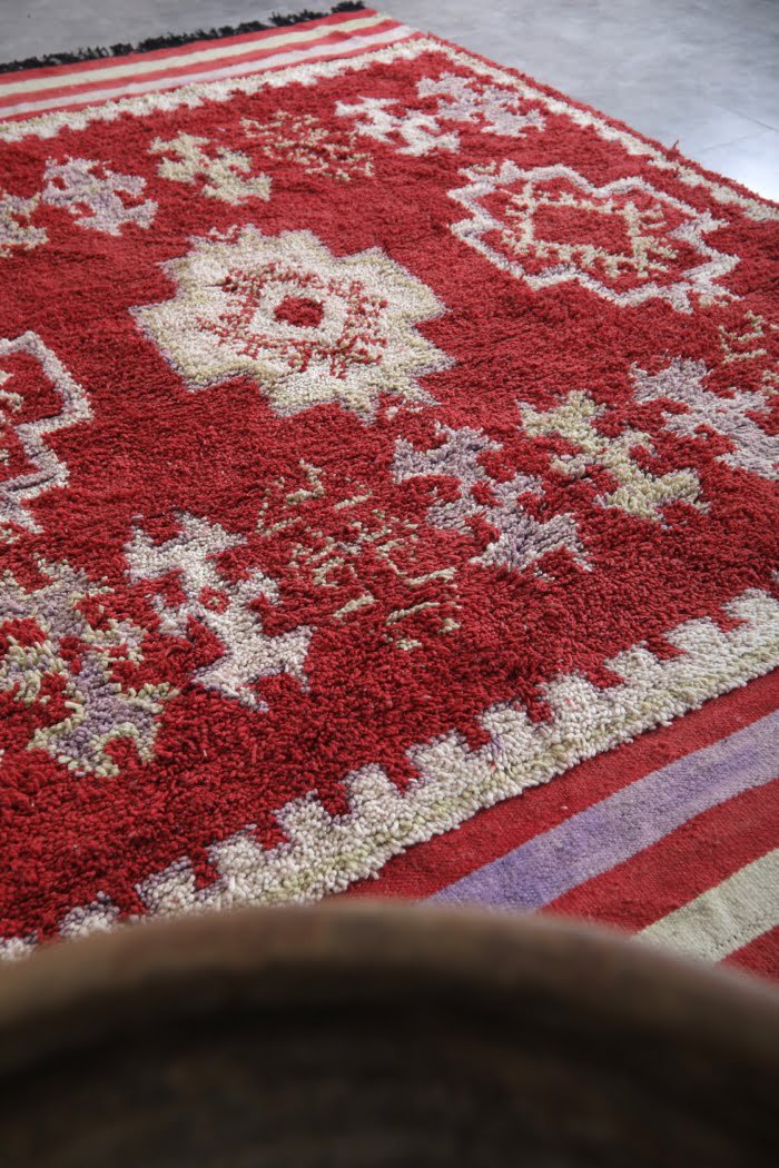 Moroccan rug Hand knotted - Boujaad rug