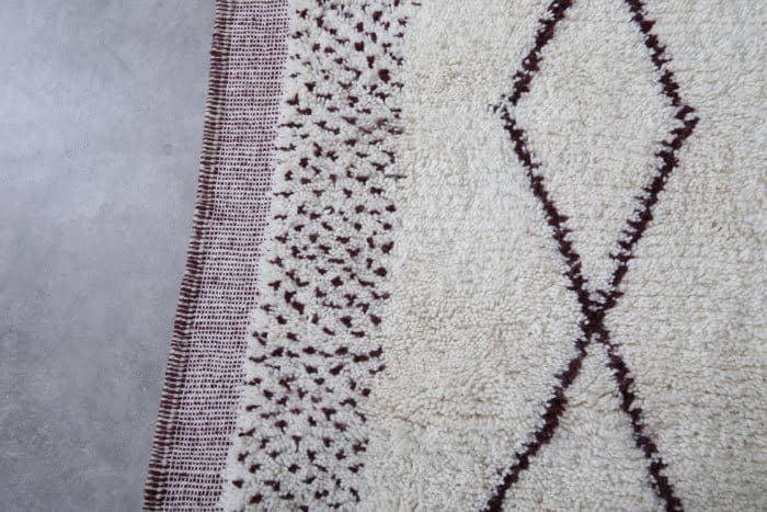 Moroccan rug hand knotted - custom size rug