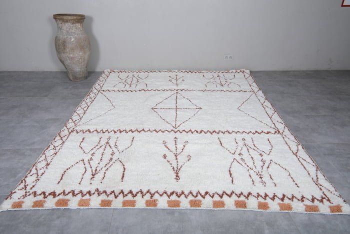 Moroccan rug Hand knotted - Beni ourain Handmade rug