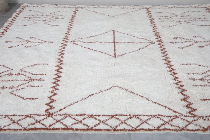 Moroccan rug Hand knotted - Beni ourain Handmade rug