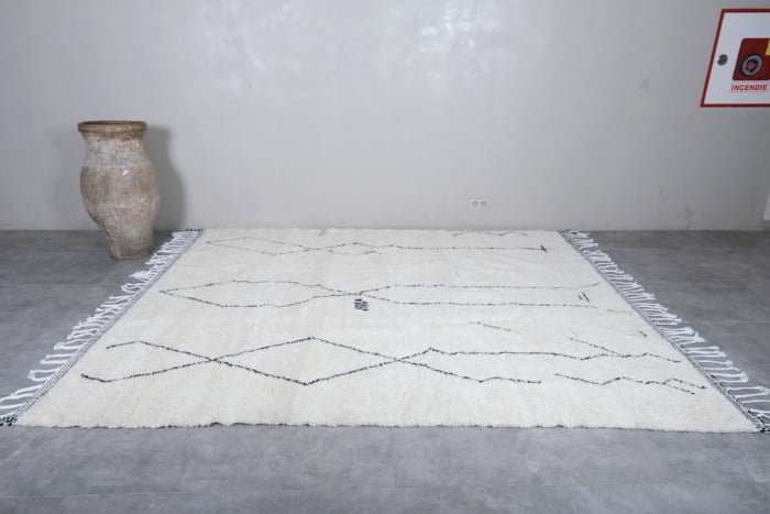 Moroccan rug Hand knotted - Custom size rug