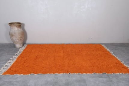 Moroccan Orange rug - Beni ourain Orange rug