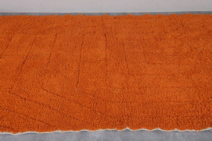 Moroccan Orange rug - Beni ourain Orange rug