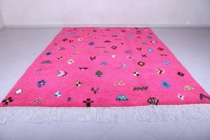 Moroccan rug Pink - Moroccan wool rug