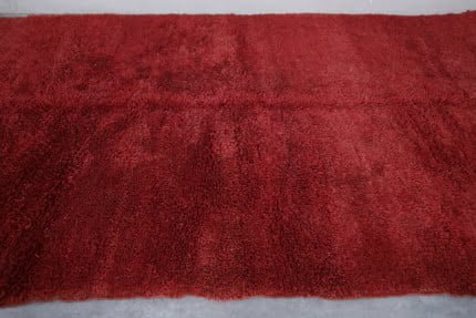 MOROCCAN RED RUG 5.7 X 9.3 FEET