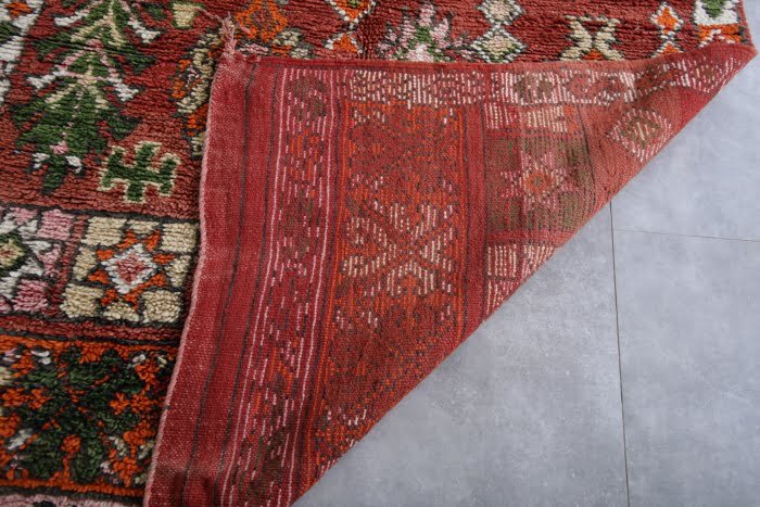 LONG VINTAGE MOROCCAN RUG 5.4 X 13.8 FEET