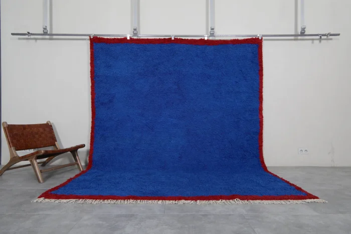 Moroccan rug blue - berber rug