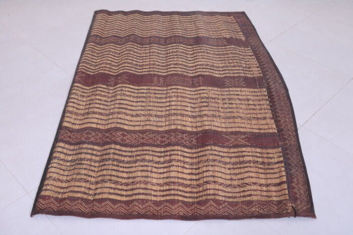 Vintage handmade tuareg rug 4.1 X 5.9 feet