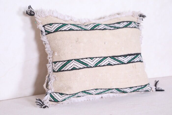 striped Moroccan pillow 13.7 INCHES X 18.5 INCHES