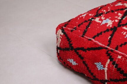 Moroccan pouf kilim 24’’ X 24” X 7.8’’