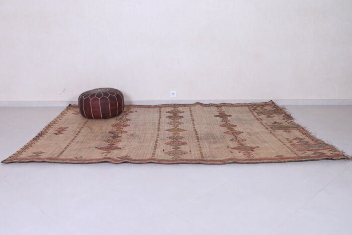 Vintage tuareg rug 6.6 X 9.7 feet