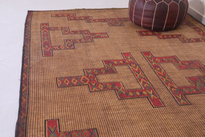 Vintage tuareg rug 5.7 X 10.6 feet