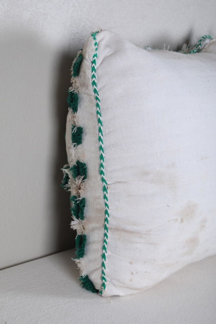 handmade moroccan pillow 19.6 INCHES X 21.2 INCHES