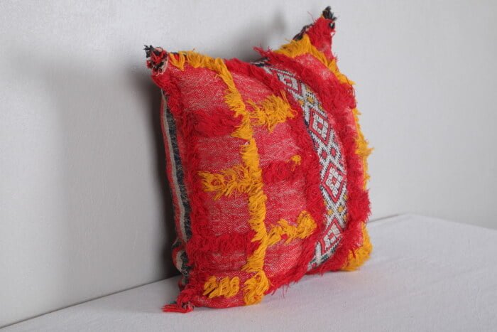 handmade moroccan pillow 16.5 INCHES X 17.7 INCHES