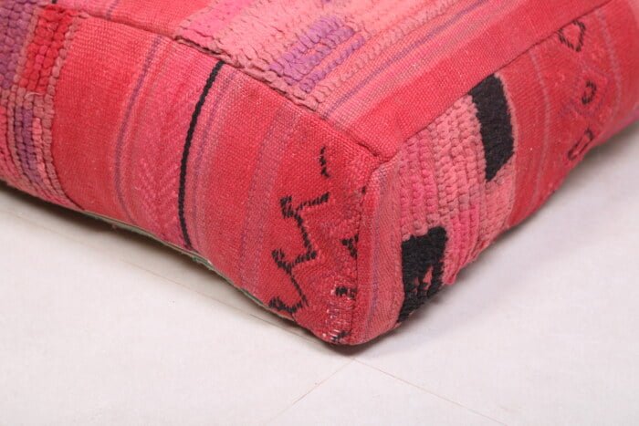 Kilim moroccan pouf 24’’ X 24” X 7.8’’