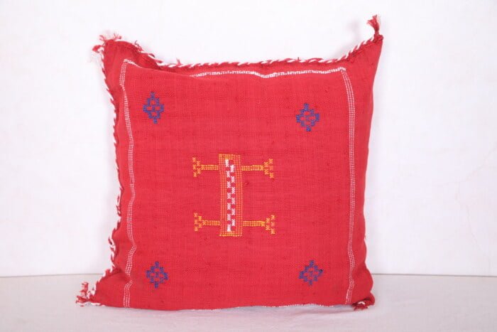 Vintage moroccan pillow 18.8 INCHES X 19.2 INCHES