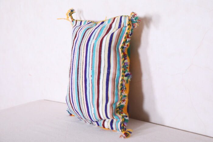 striped moroccan pillow 12.5 INCHES X 15.5 INCHES