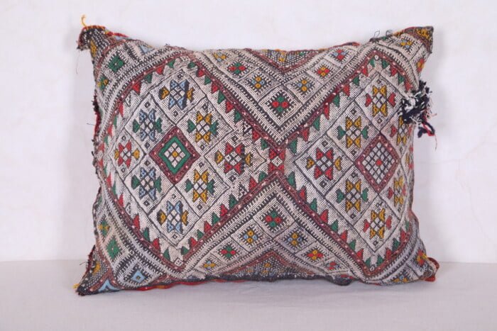 vintage moroccan pillow 17.3 INCHES X 22 INCHES