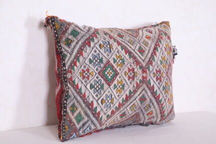 vintage moroccan pillow 17.3 INCHES X 22 INCHES