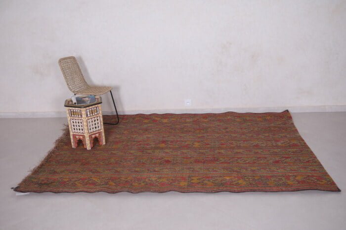 Moroccan african rug decorated 6.3 X 8.5 feet