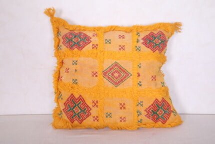 Moroccan pillow beni ourain 13.3 INCHES X 14.5 INCHES