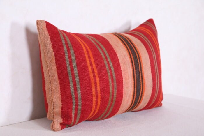 striped moroccan pillow 13.7 INCHES X 22.4 INCHES