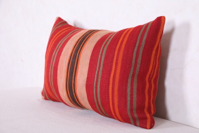 striped moroccan pillow 13.7 INCHES X 22.4 INCHES