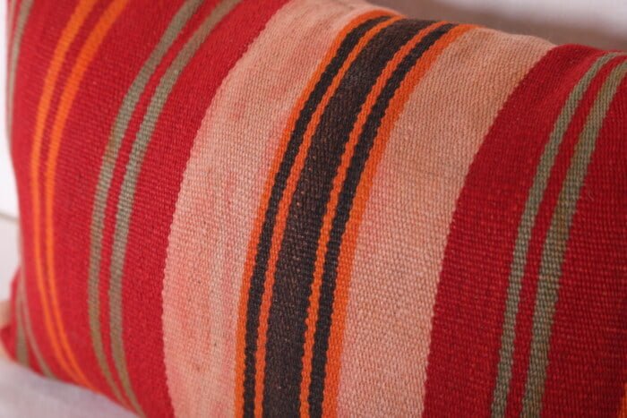 striped moroccan pillow 13.7 INCHES X 22.4 INCHES