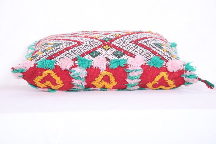 Vintage moroccan pillow 13.7 INCHES X 18.5 INCHES