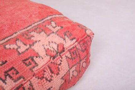 Moroccan pouf kilim 24’’ X 24” X 7.8’’