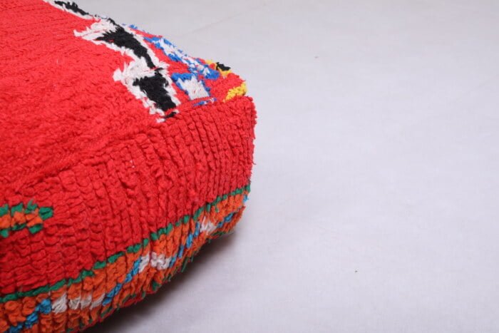 Handmade kilim pouf 24’’ X 24” X 7.8’’