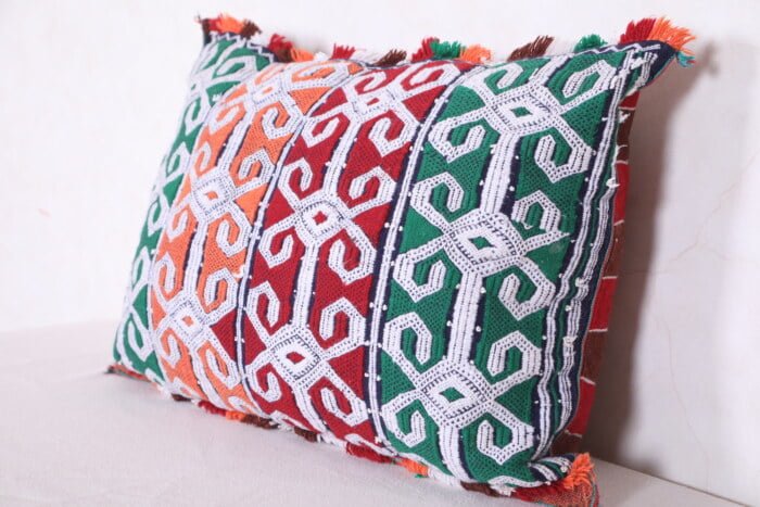 vintage moroccan pillow 16.5 INCHES X 23.2 INCHES