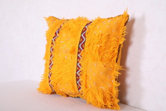 vintage moroccan pillow 17.3 INCHES X 20 INCHES