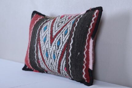 striped moroccan pillow 13.7 INCHES X 18.8 INCHES