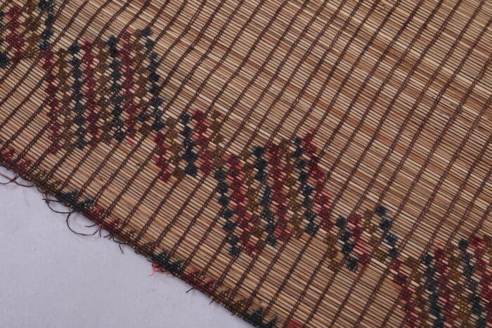 Vintage handmade tuareg rug 3.5 X 4.4 feet