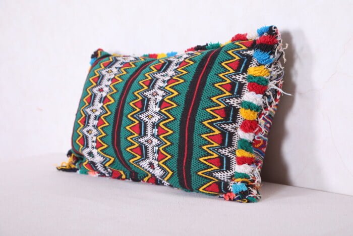 striped moroccan pillow 17.3 INCHES X 18.8 INCHES