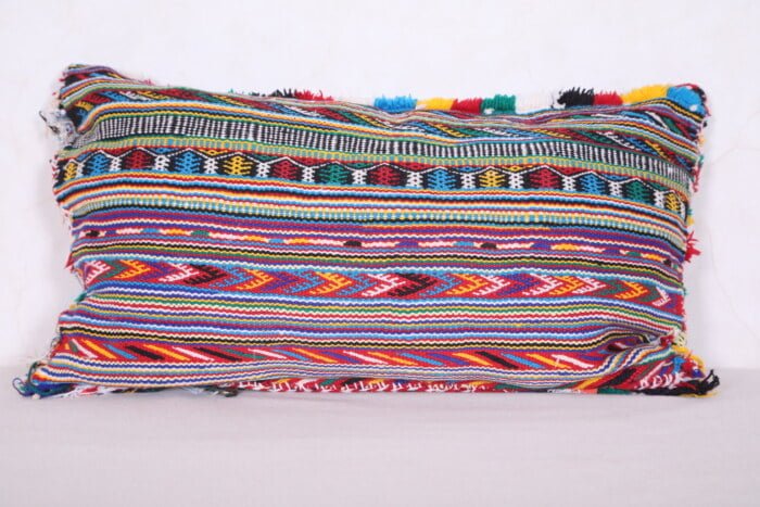 striped moroccan pillow 17.3 INCHES X 18.8 INCHES