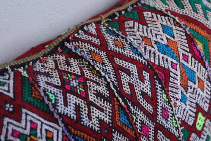 Kilim moroccan pillow 15.7 INCHES X 24.4 INCHES