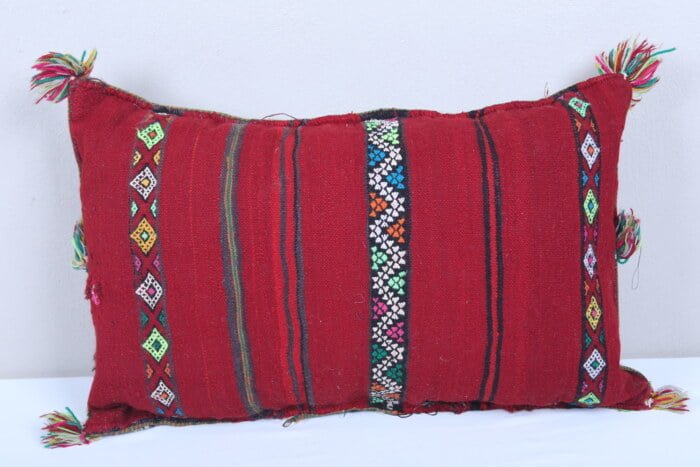 Kilim moroccan pillow 15.7 INCHES X 24.4 INCHES