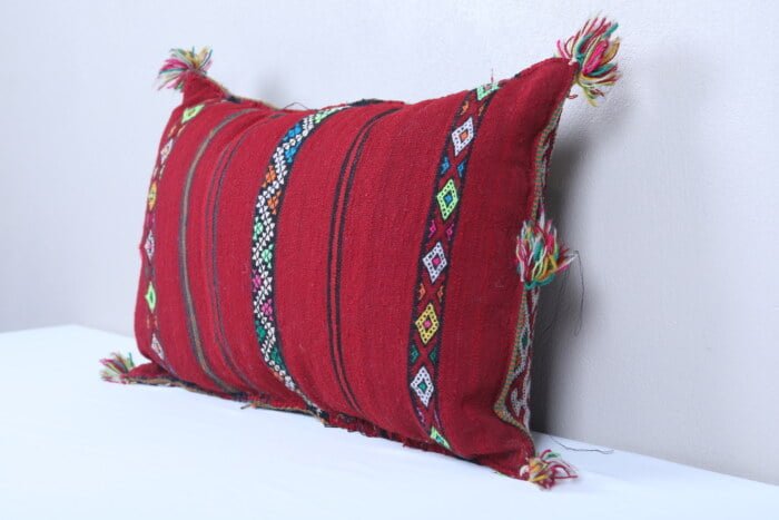 Kilim moroccan pillow 15.7 INCHES X 24.4 INCHES