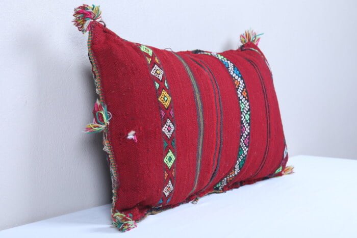 Kilim moroccan pillow 15.7 INCHES X 24.4 INCHES