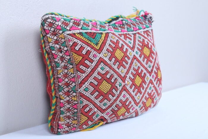 striped moroccan pillow 13.3 INCHES X 16.9 INCHES