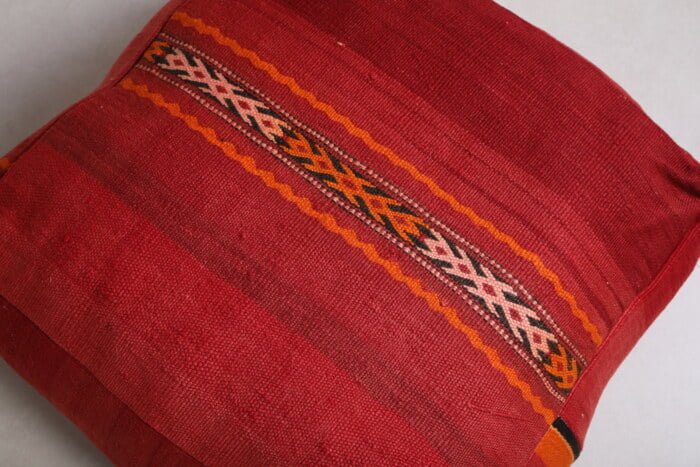 Kilim moroccan pouf 24’’ X 24” X 7.8’’