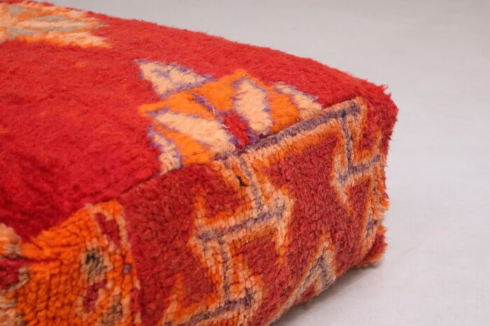 Handmade kilim pouf 24’’ X 24” X 7.8’’