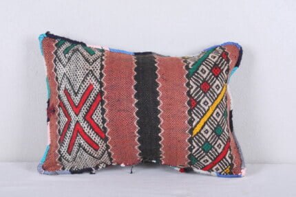 striped Moroccan pillow 12.9 INCHES X 18.5 INCHES