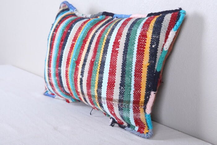 striped Moroccan pillow 12.9 INCHES X 18.5 INCHES